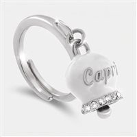 Ring Bysimon Woman in Steel Cubic Zirconia 3150041